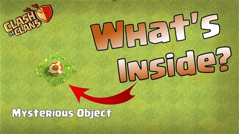 mysterious object clash of clans